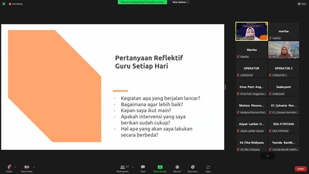 Pelatihan Kompetensi Dosen Jurusan PAUD FIP UNY Sesi-2